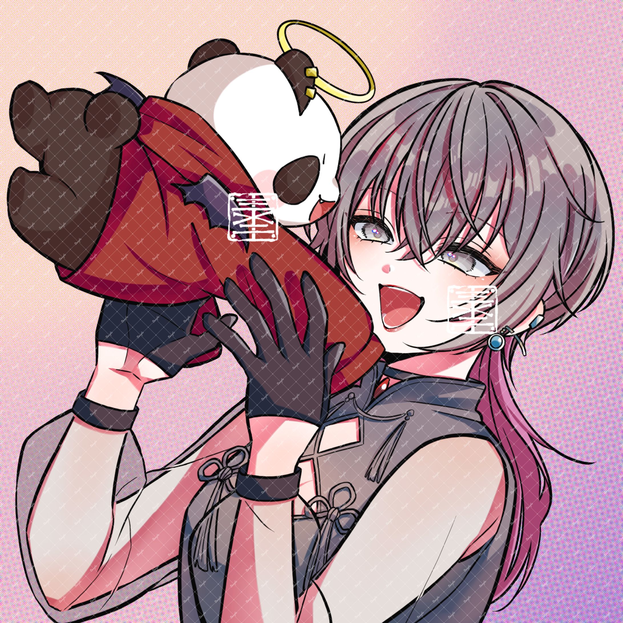 【work】デスパンダ様【アイコンイラスト】-1