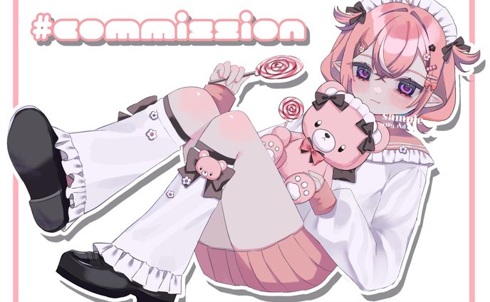 comission 全身＋マスコットデザイン