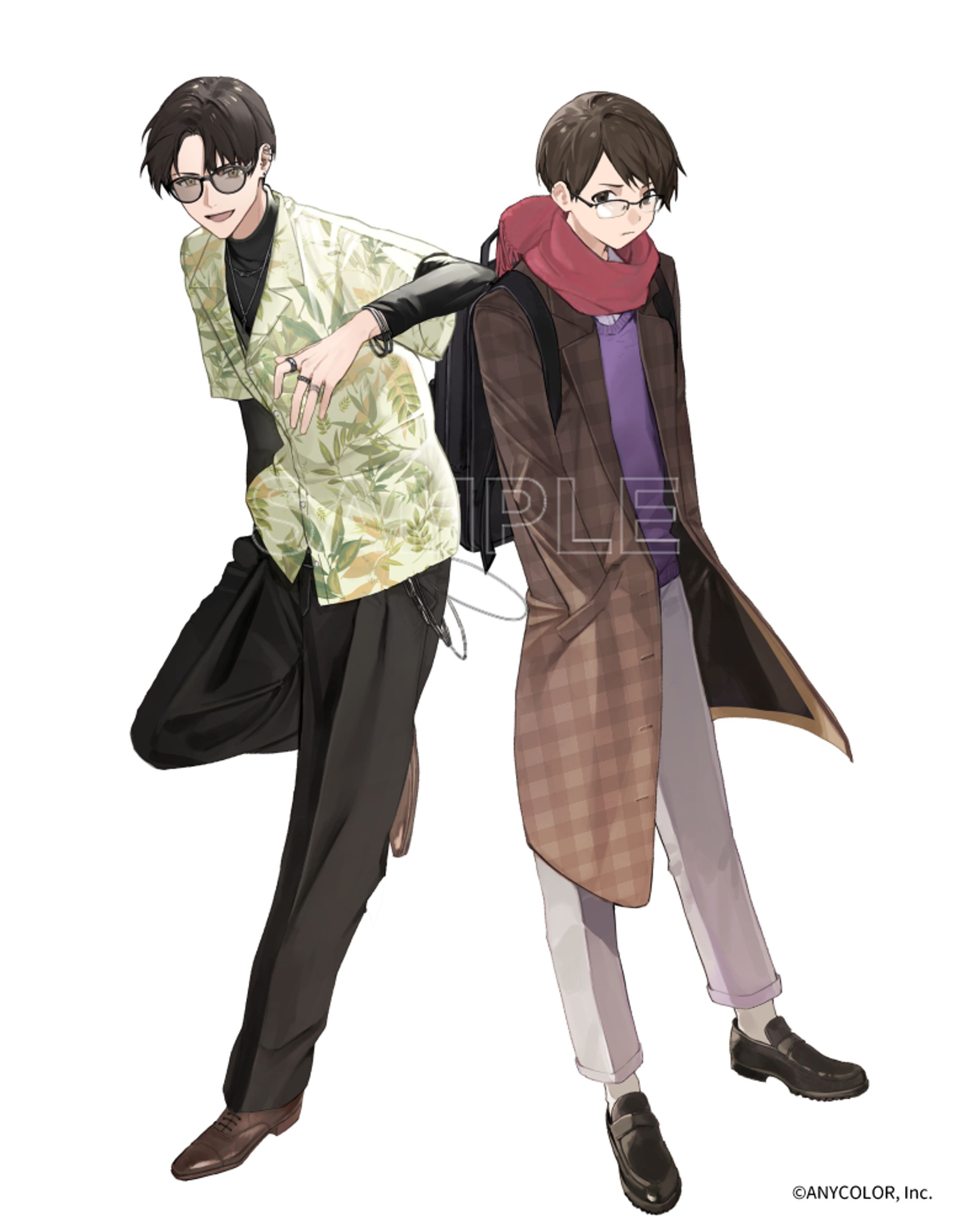 周央サンゴ様・健屋花那様TRPG配信用立ち絵-1