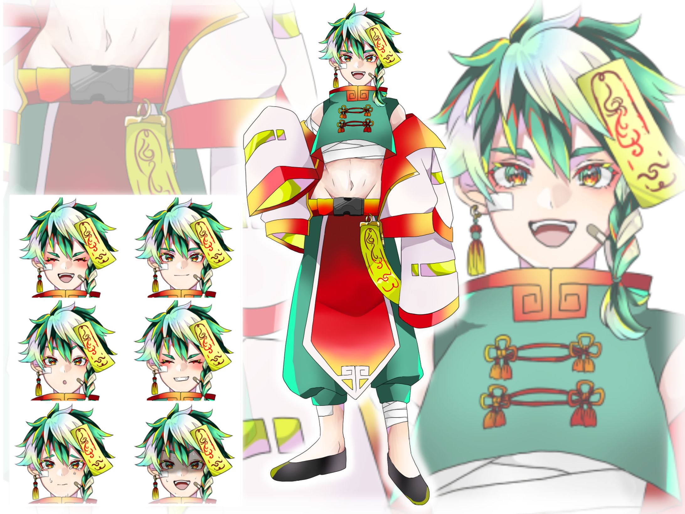 【翠あかね様】デザイン、立ち絵イラスト-1