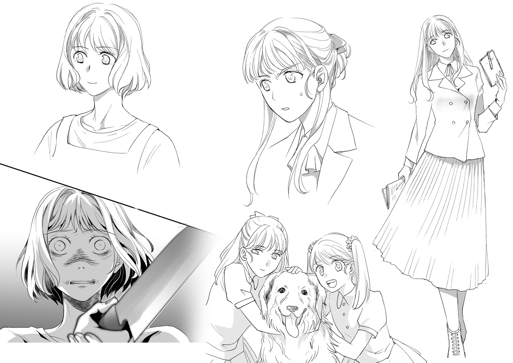 女性キャラサンプル②-1