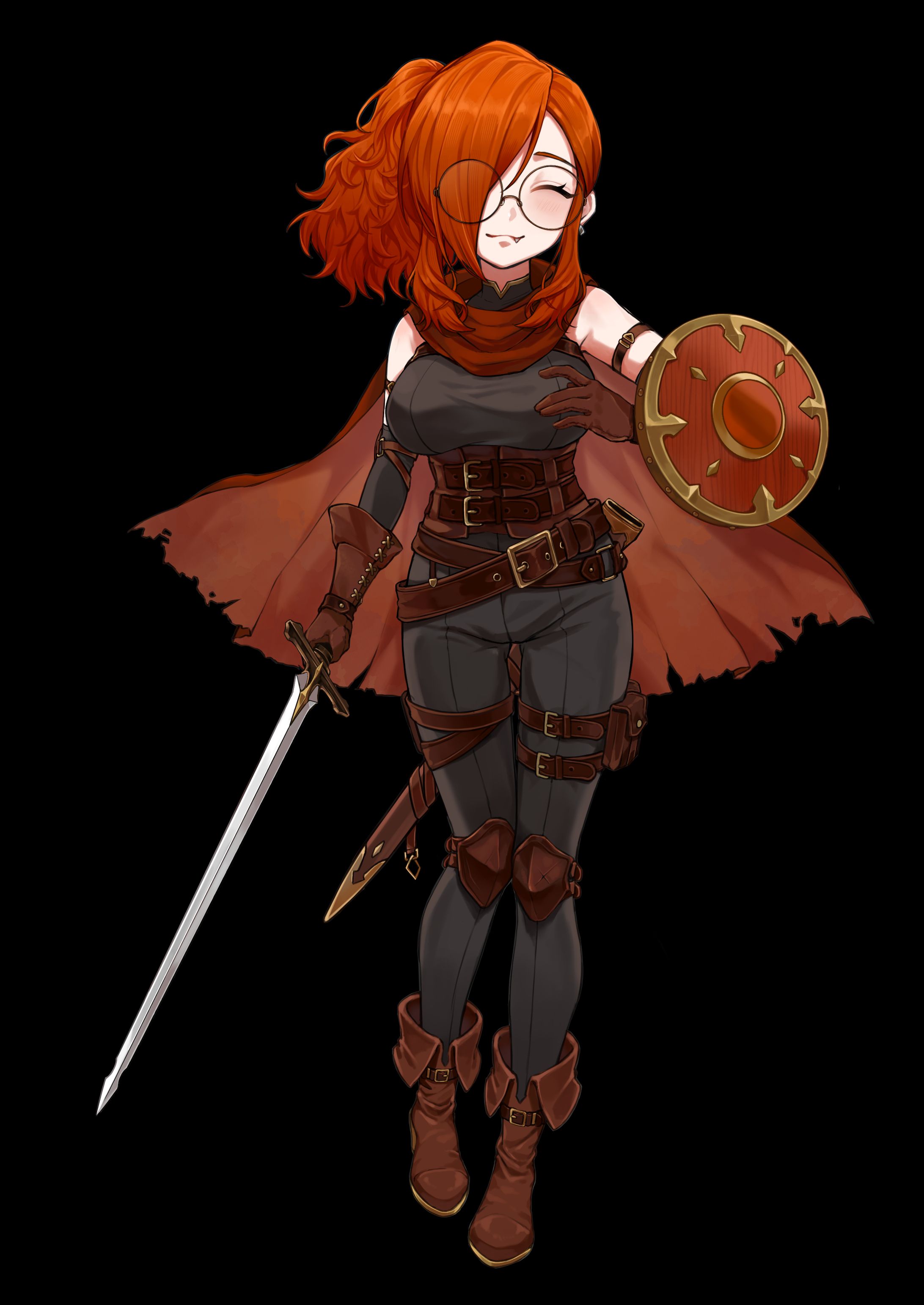 TRPG用立ち絵　差分2種-1