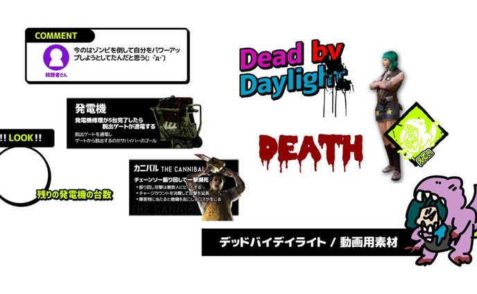 「Dead by Daylight」動画用素材