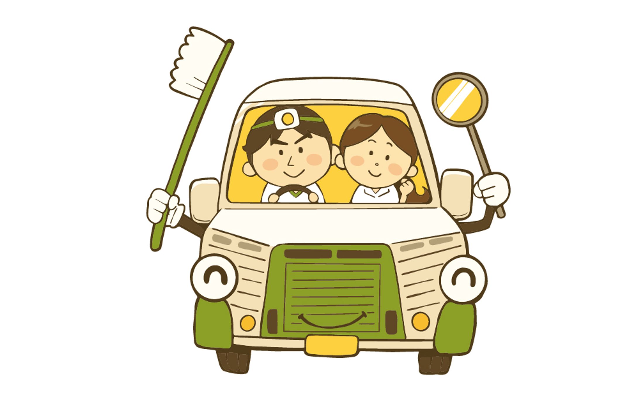 訪問歯科　イラスト-1