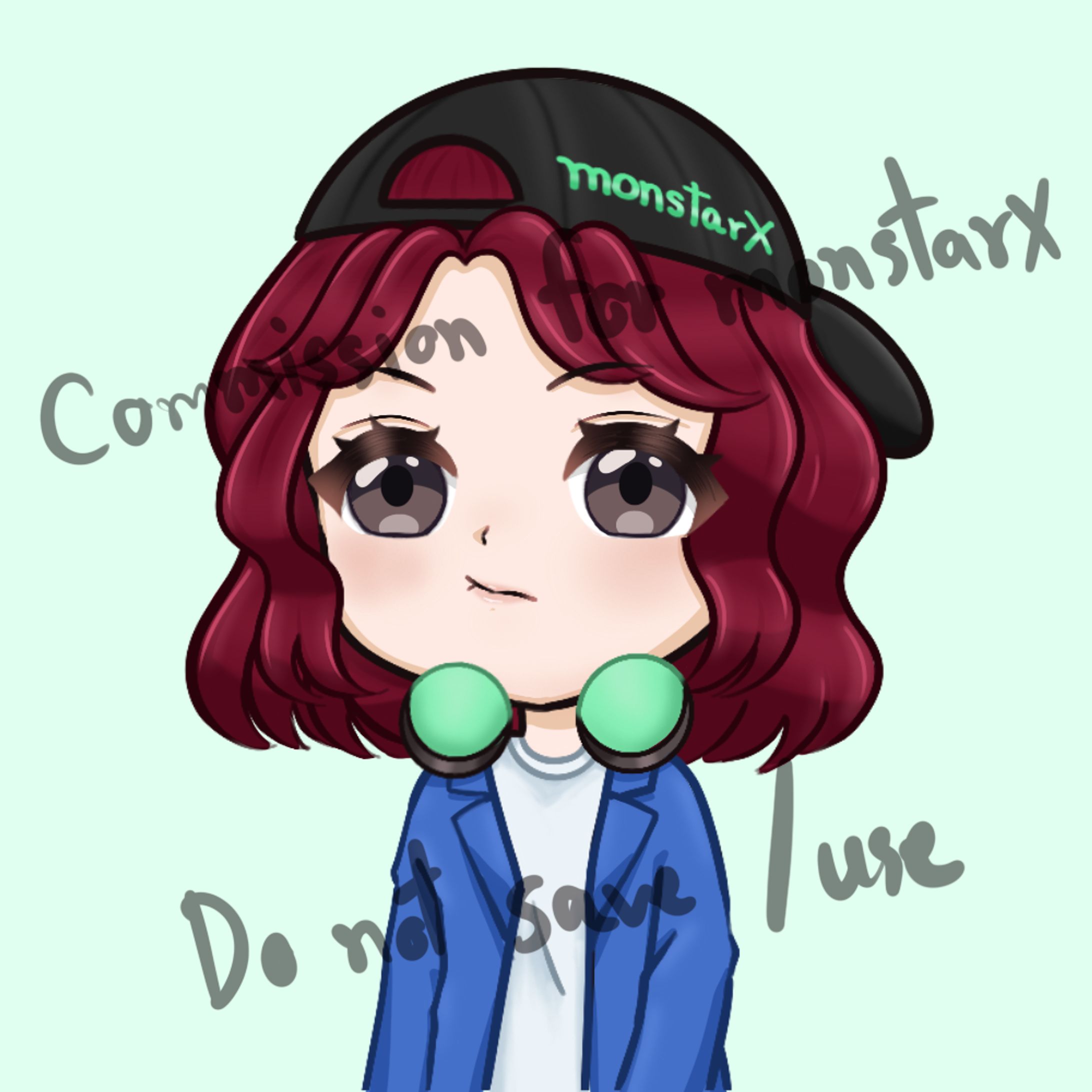 Chibi Halfbody - @MonstarX-1