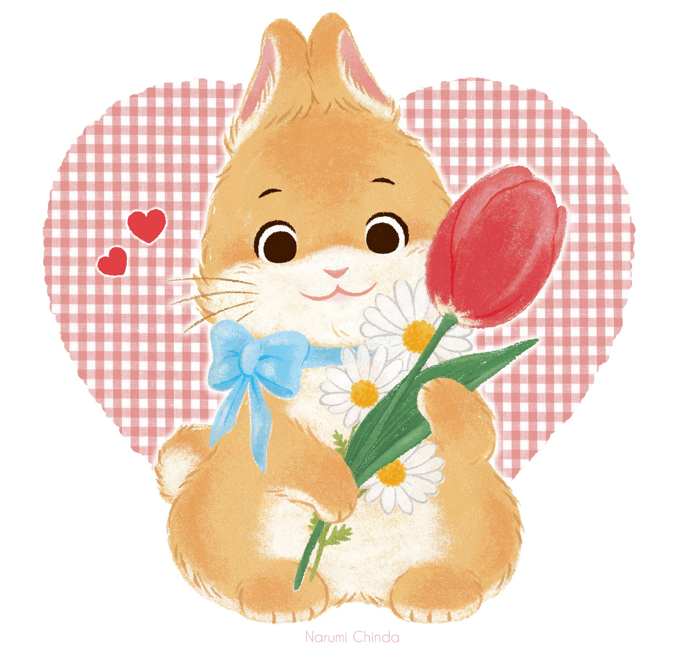 Flowers for You from the Easter Bunny-1