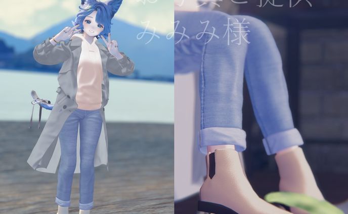 【テスター】Flower Boots For Marycia with Crystal Particle -angeltext様-