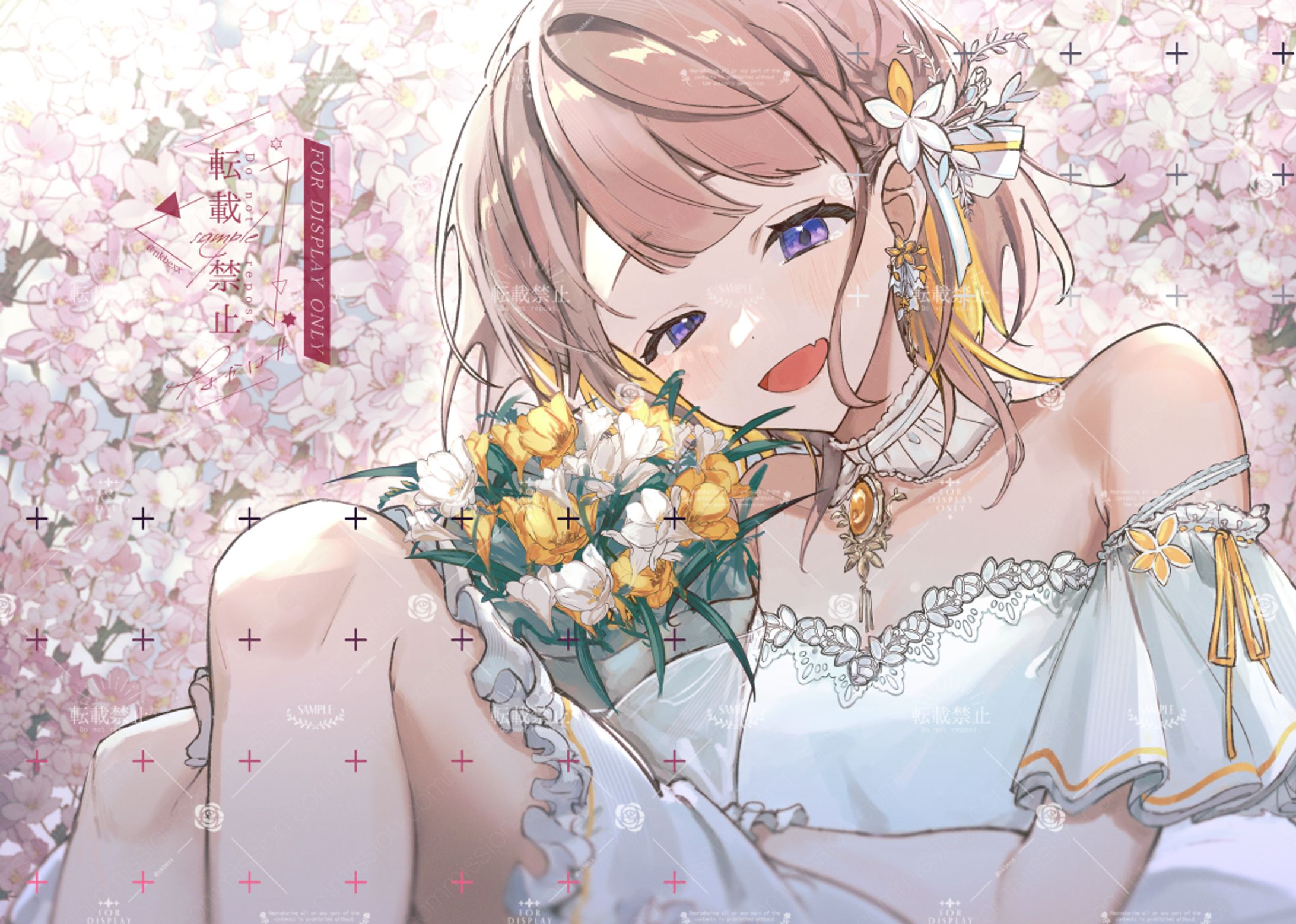 明栖はる様 / 1周年記念イラスト-1