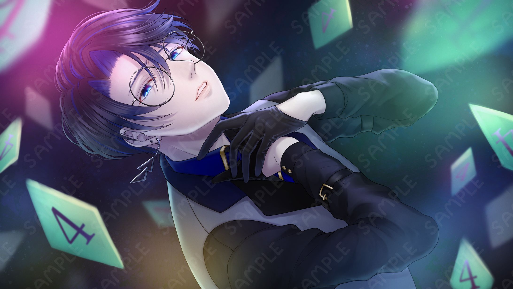 Vtuber 心診 楽 様 「ルームNo.4」歌ってみたイラスト-1