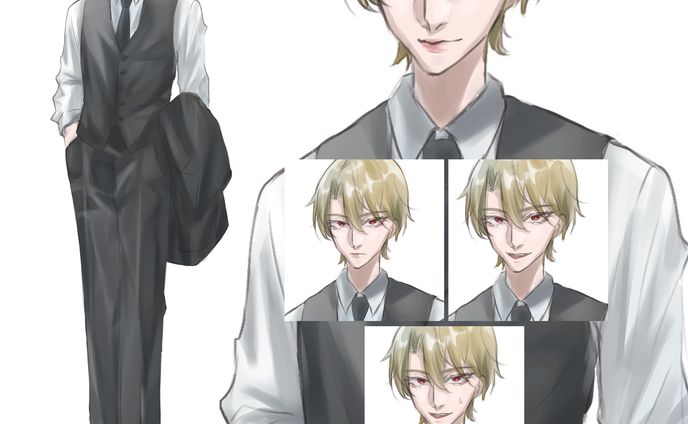 立ち絵　全身イラスト