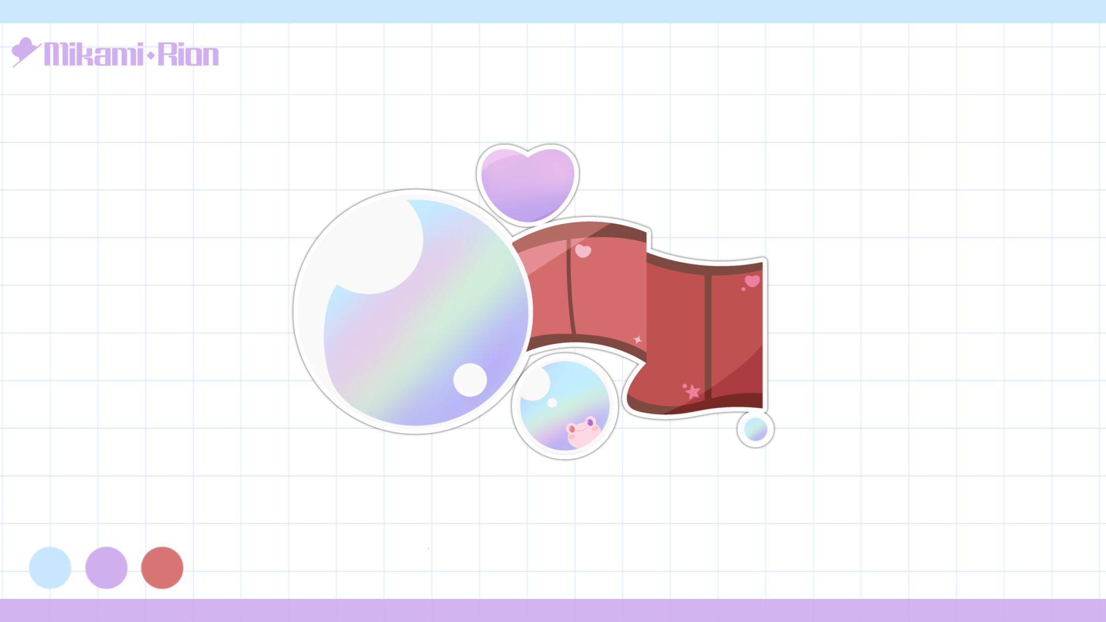 【ご依頼】泡玉ふわる様 シンボルマーク-1