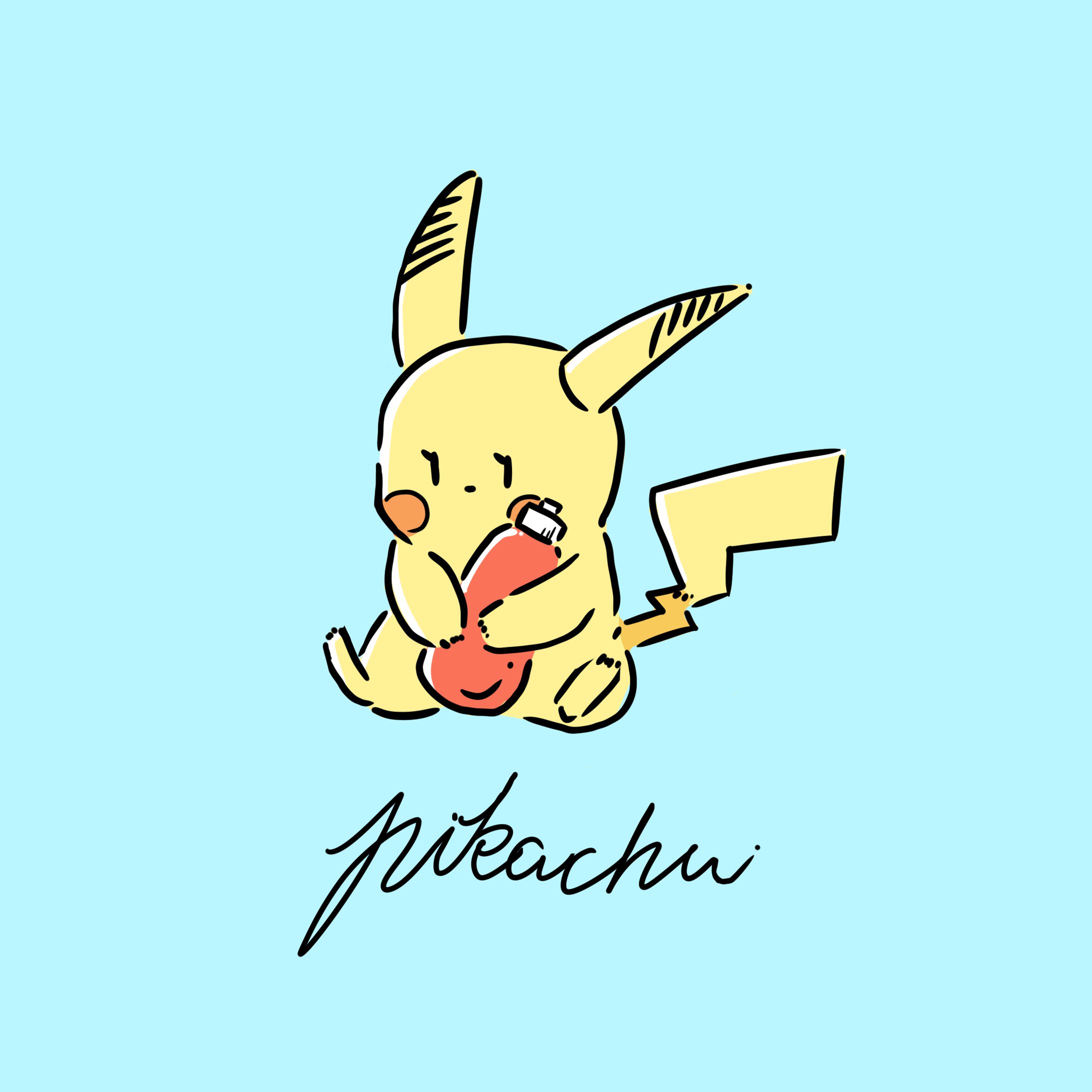 シンプルピカチュウ-1
