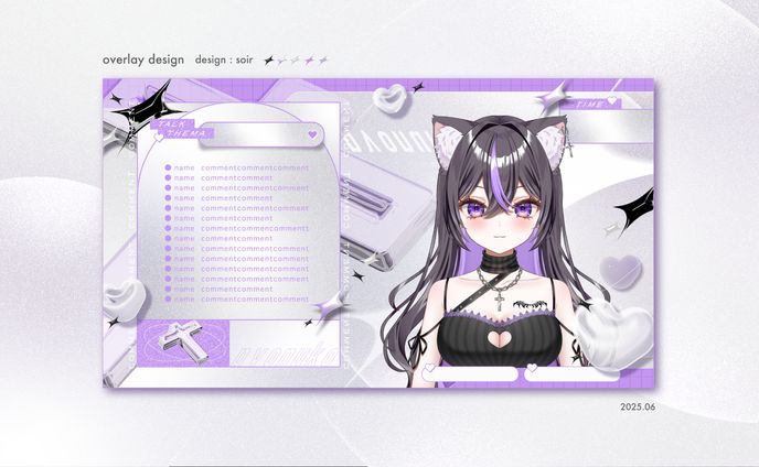 [overlay] ぴょぬこ様 / 25.06