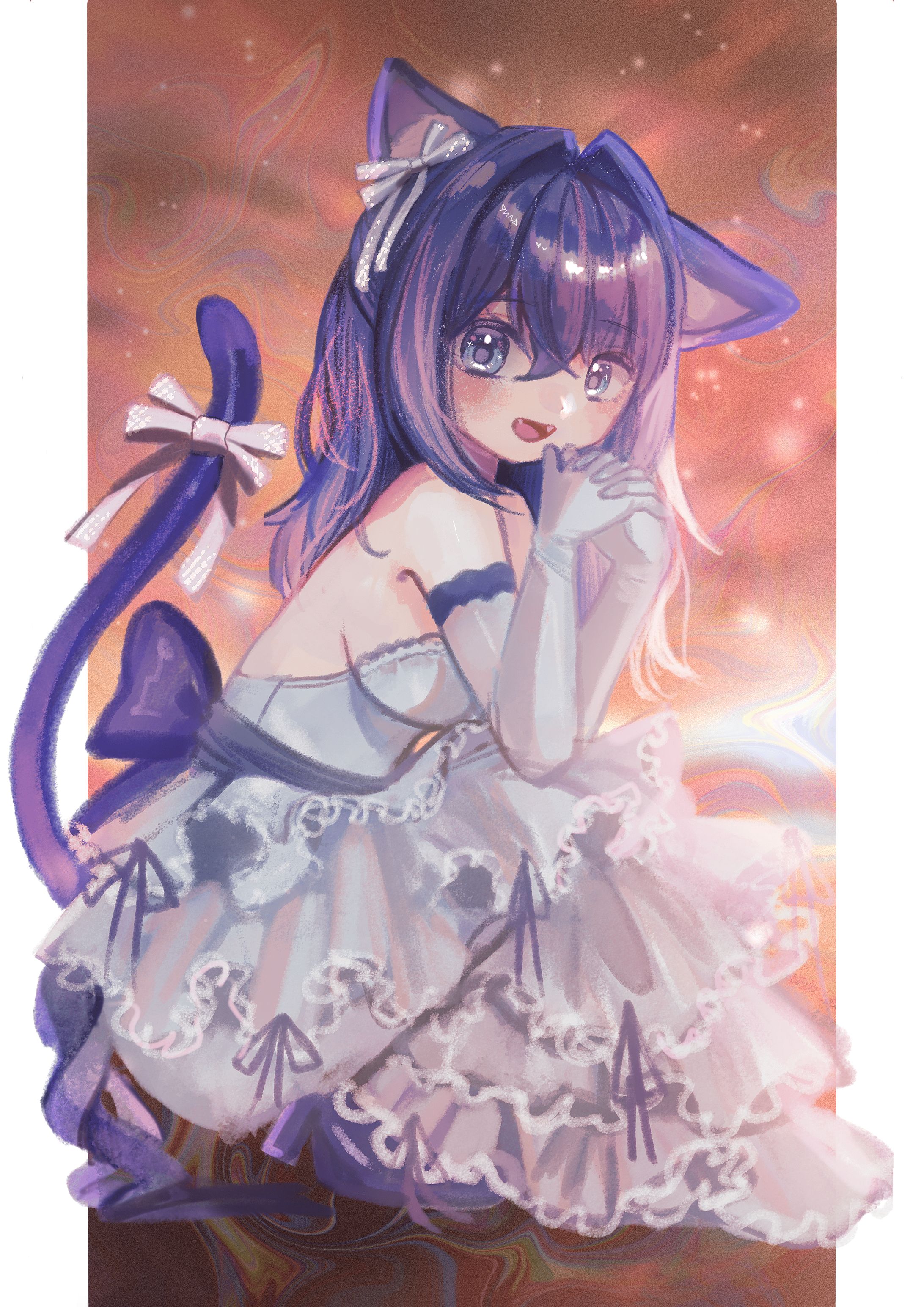 【オリジナル】猫耳の少女-1