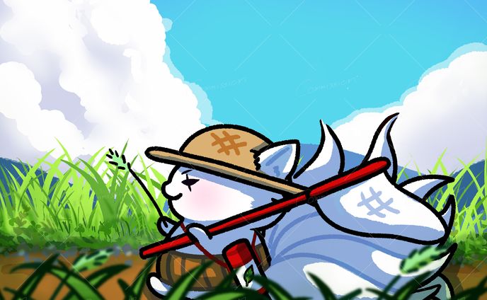 【commission】狐師たんたん様   一枚絵   （8月）