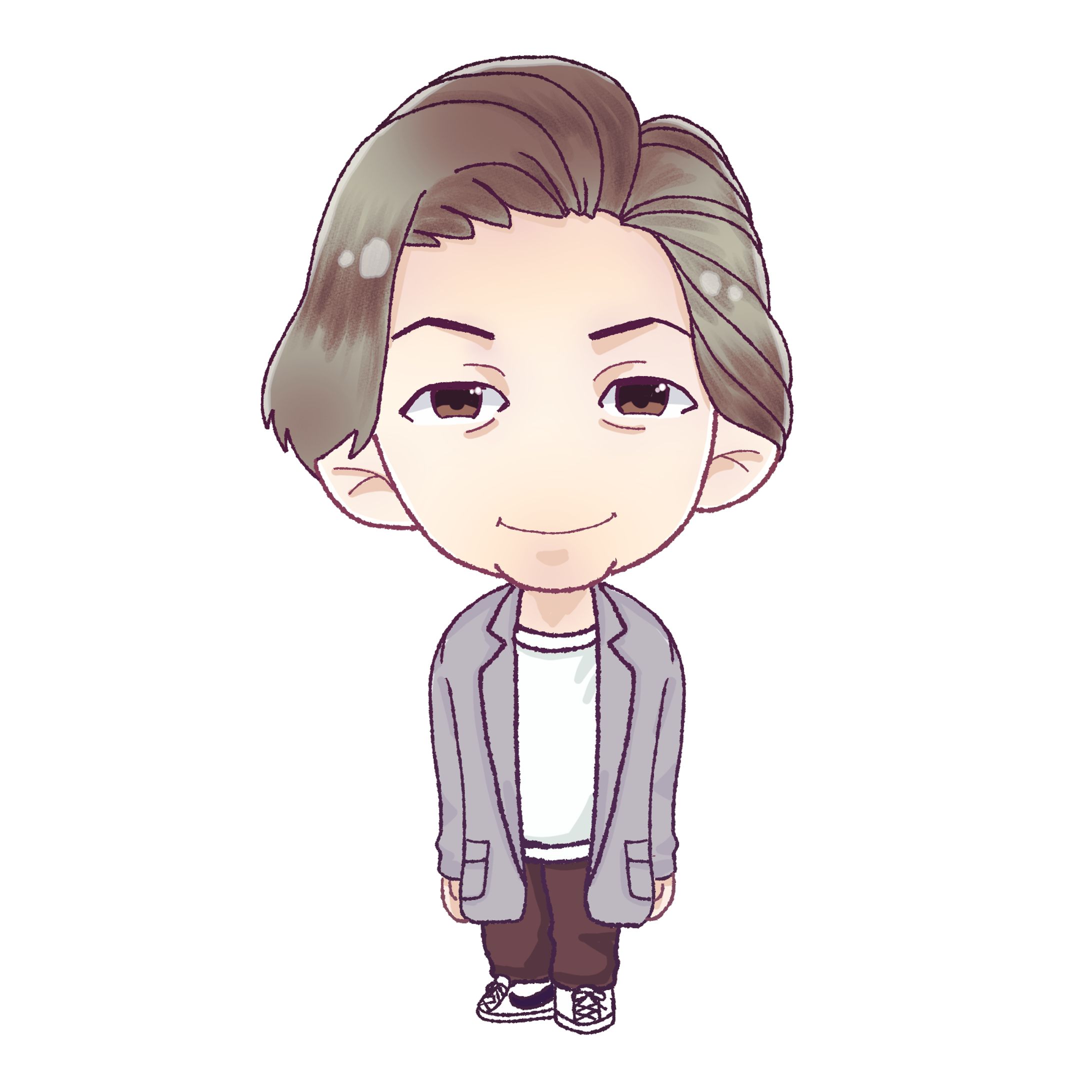 似顔絵ミニキャライラスト-1