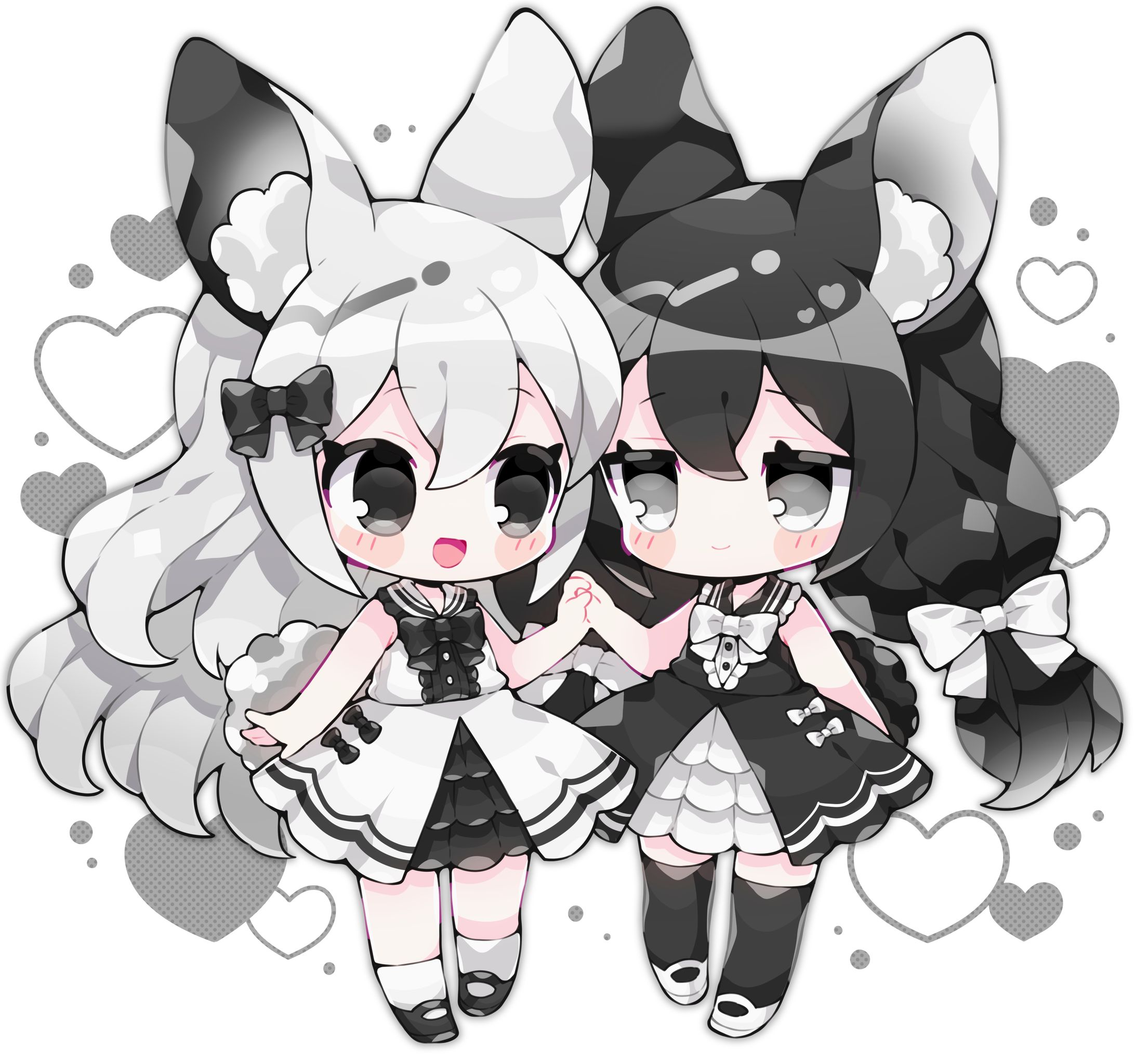 双子のうさぎ-1