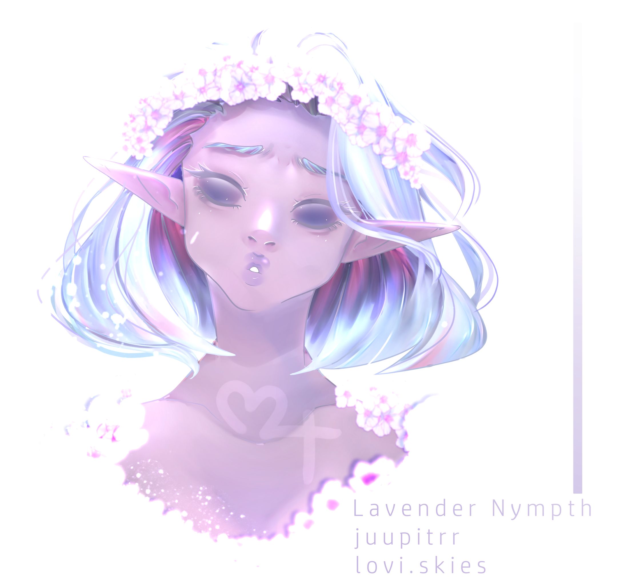 Original Art - Lavender Nymph-1