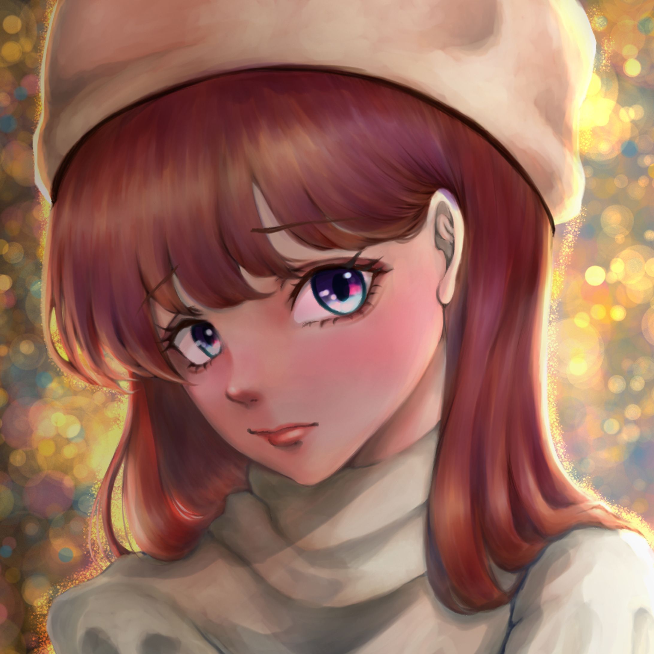 恥じらう彼女-1