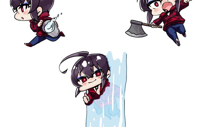 ミニキャライラスト、web