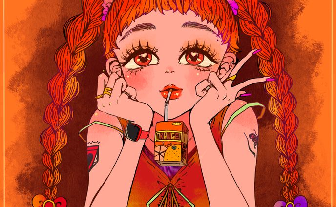 🧡🧡🧡Orange girl🧡🧡🧡