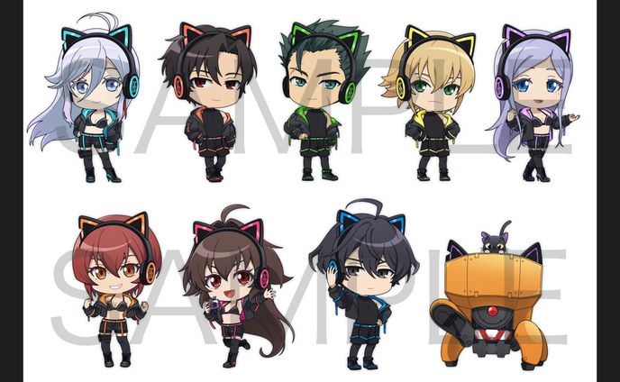 TVアニメ「８６―エイティシックス―」×コラボカフェ本舗BLANC ちびキャライラスト