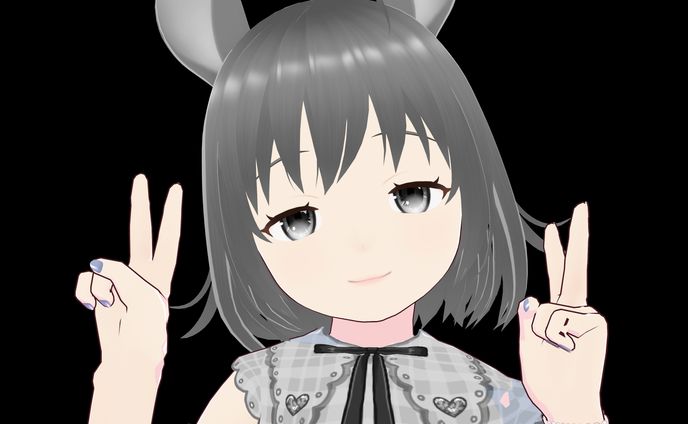 VRoidモデル【ちらり】