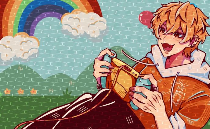 どあちゃん様_キャラクターデザイン/一枚絵/SD