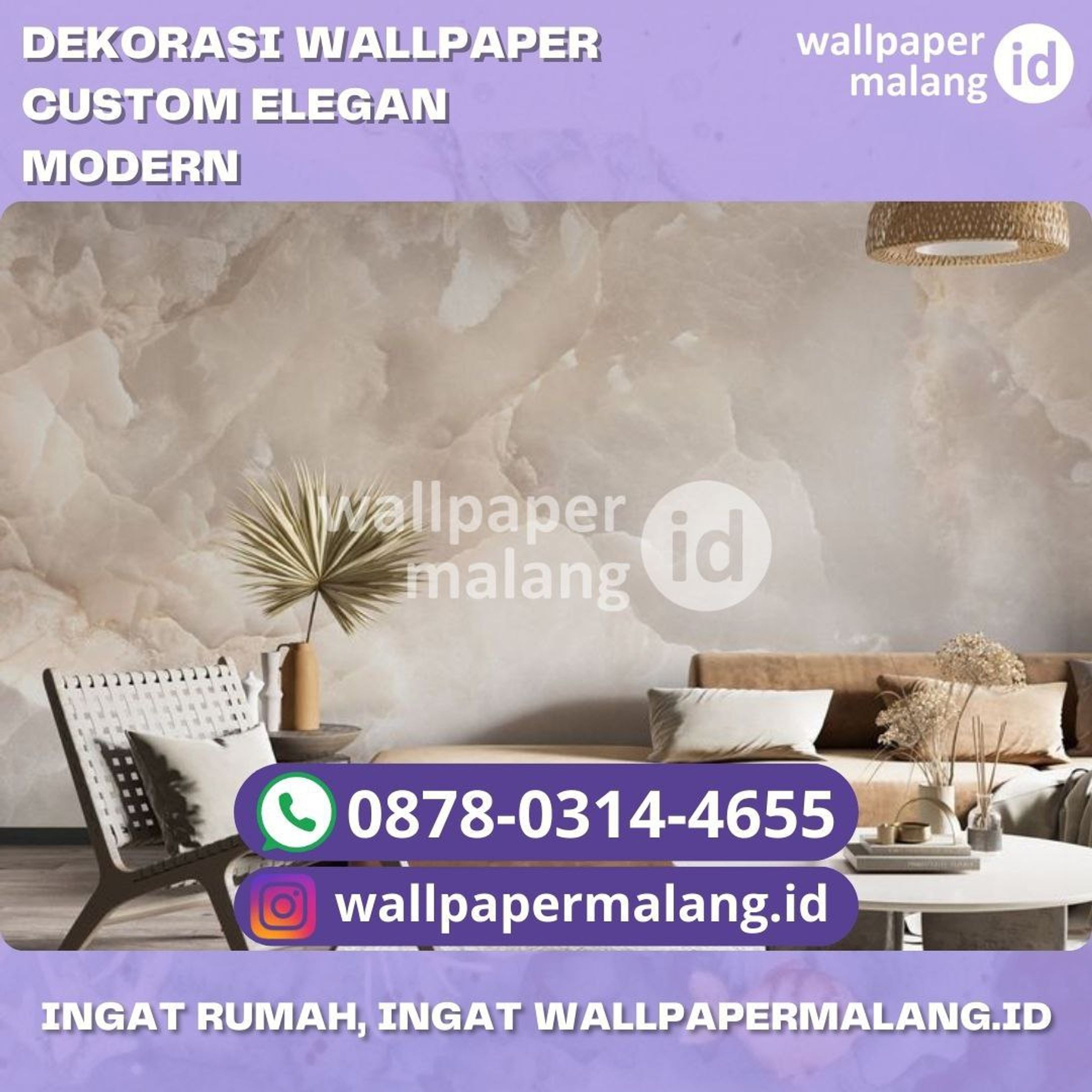 DEKORASI WALLPAPER CUSTOM ELEGAN MODERN-1