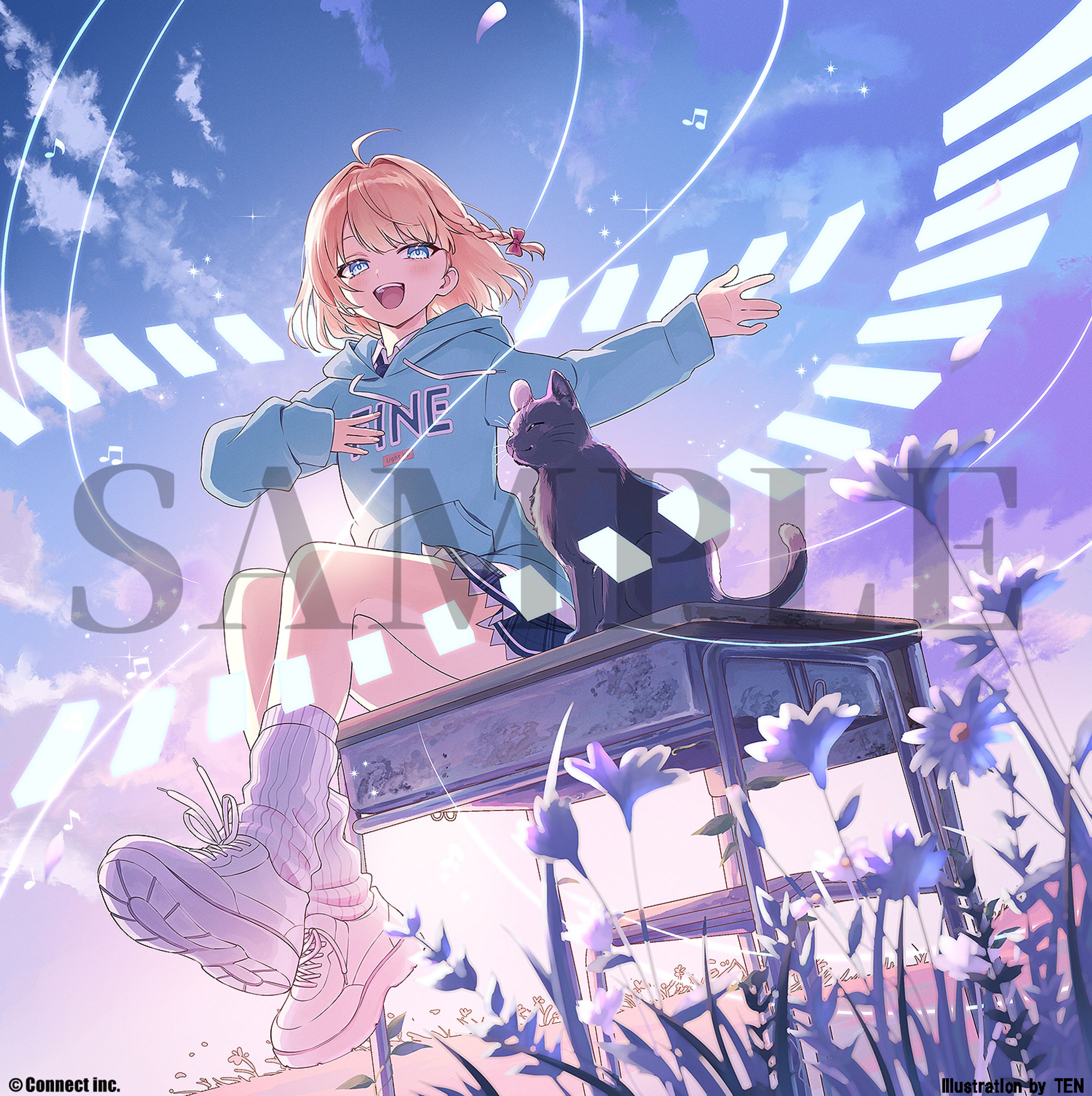 【work】キービジュアル／らいとあっぷ！所属 水琴葉しき様-1