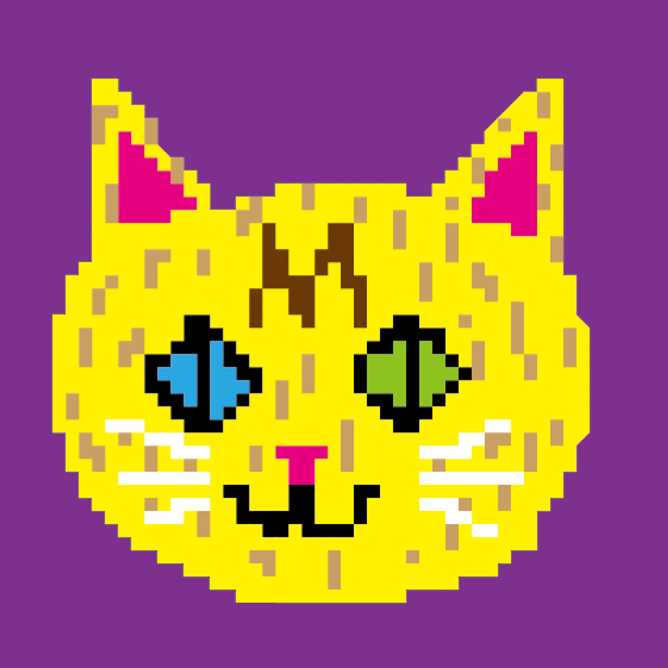 動物のピクセルアート-1