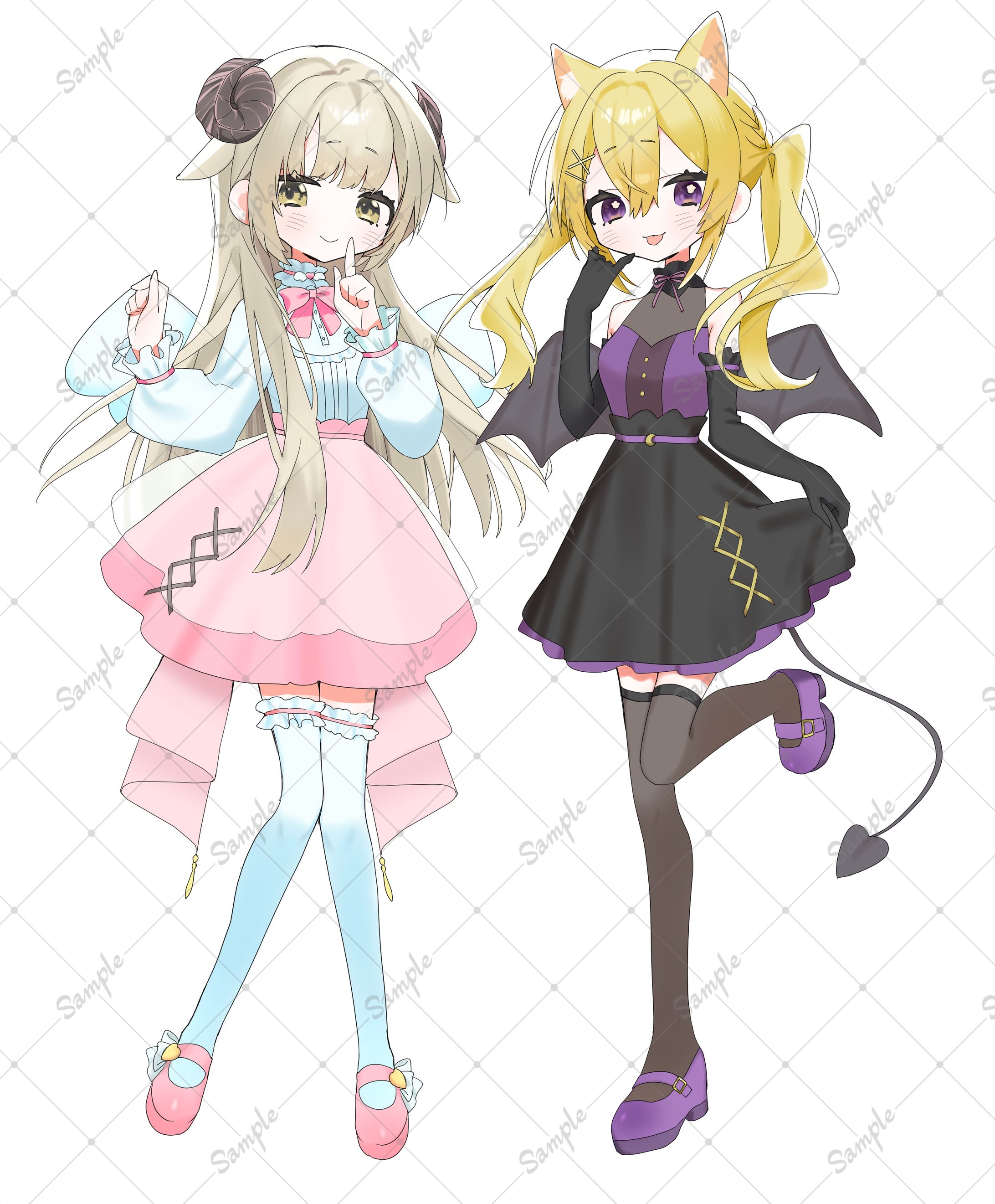 【ご依頼】二人組イラスト制作-1