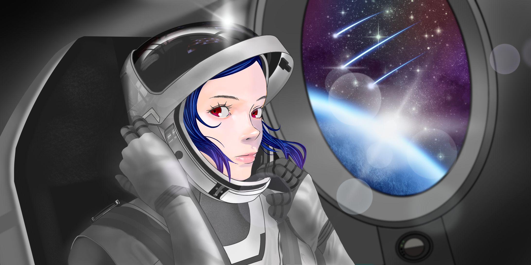 Astronaut girl-1
