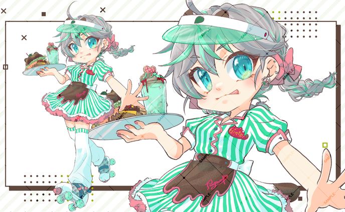 【個人】萌え四系等身絵　グッズ用
