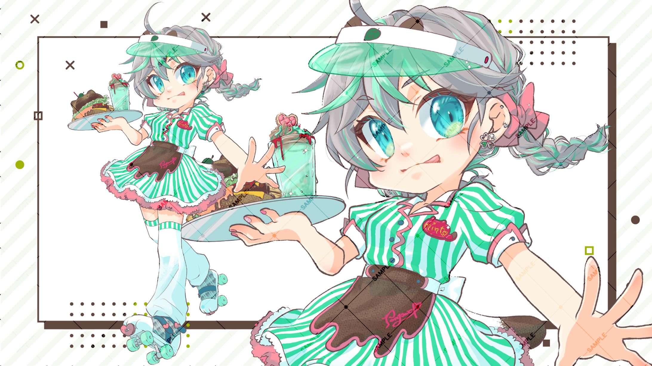 【個人】萌え四系等身絵　グッズ用-1