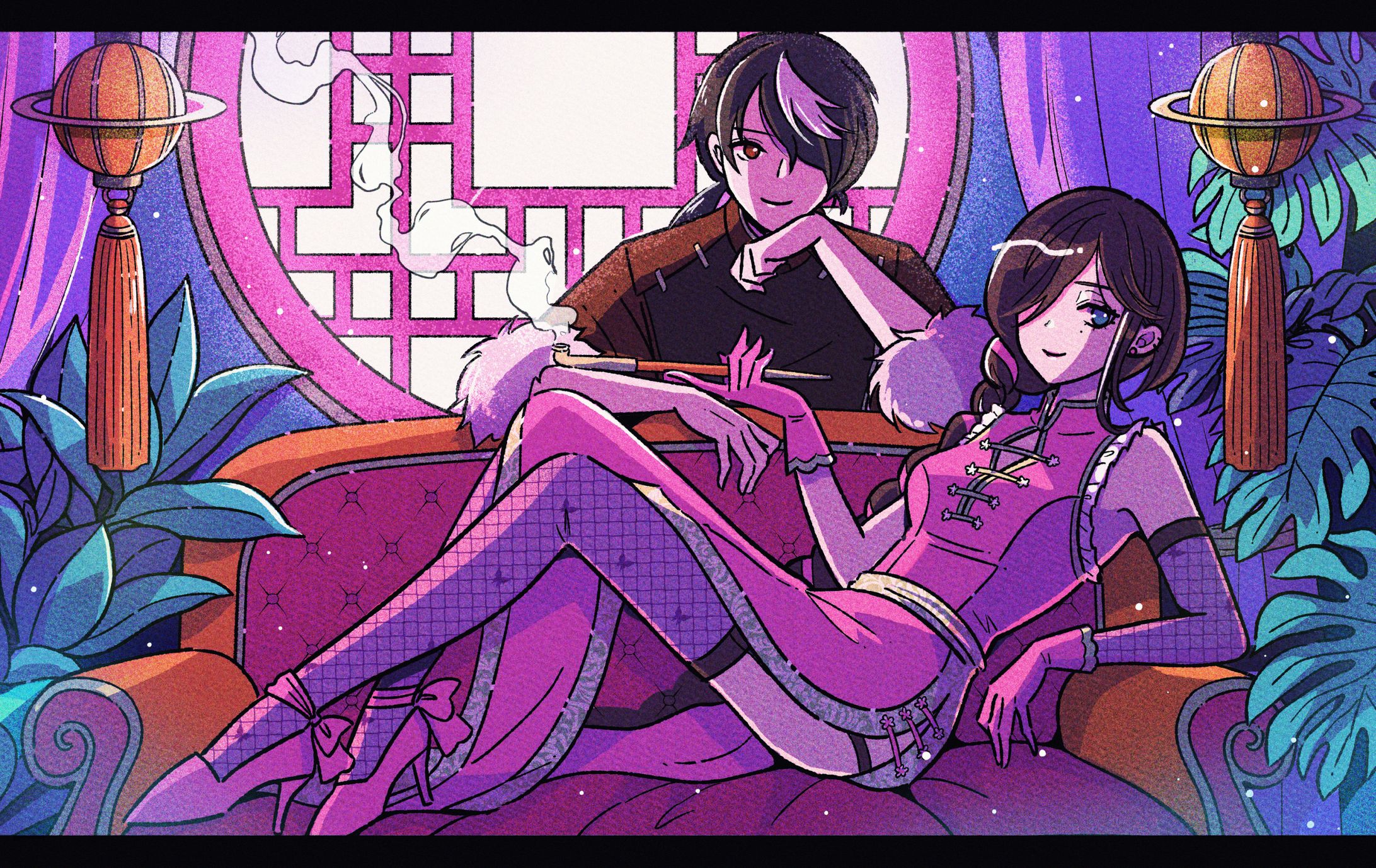 【お仕事】チャイナ系イラストご依頼-1