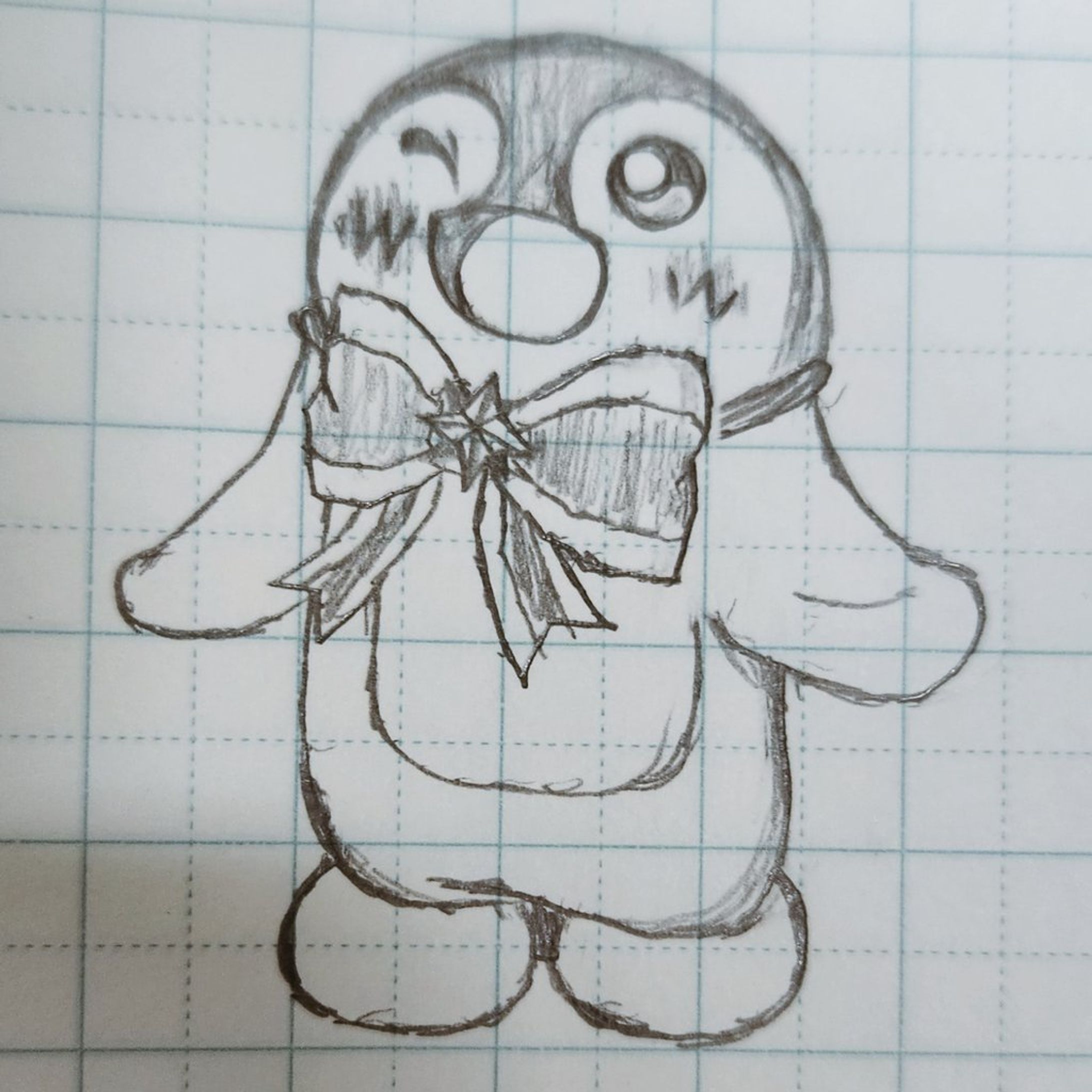 落書きペンギン-1