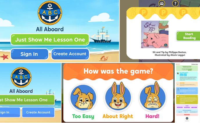 All Aboard UI mockup app designs