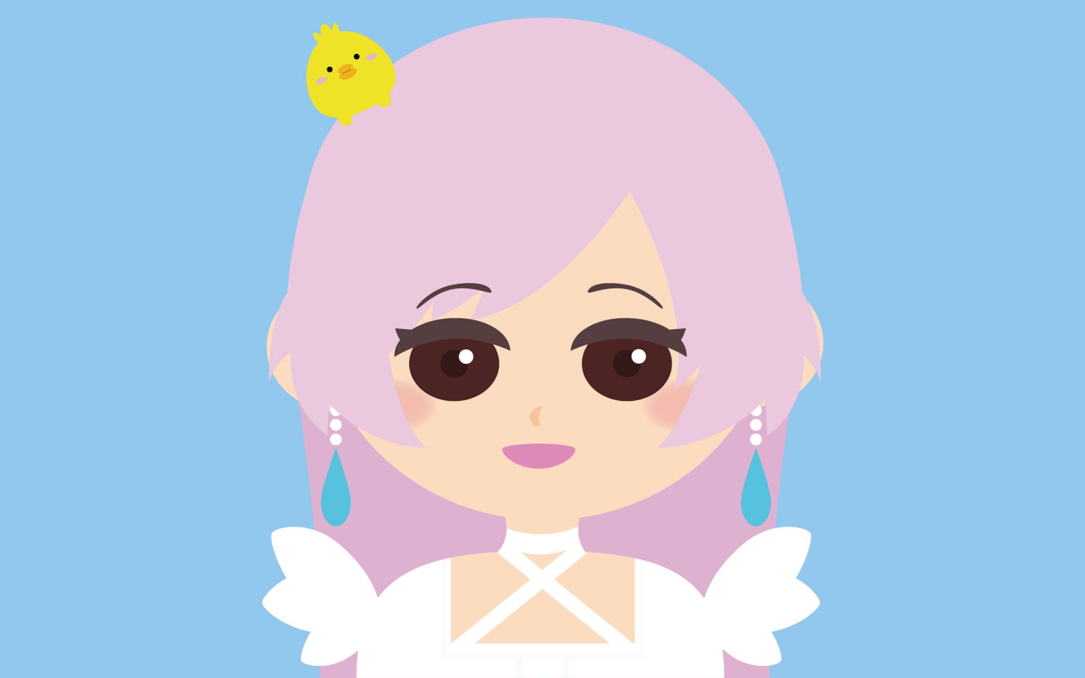 宵白藍芽さん【アイコンデザイン】-1