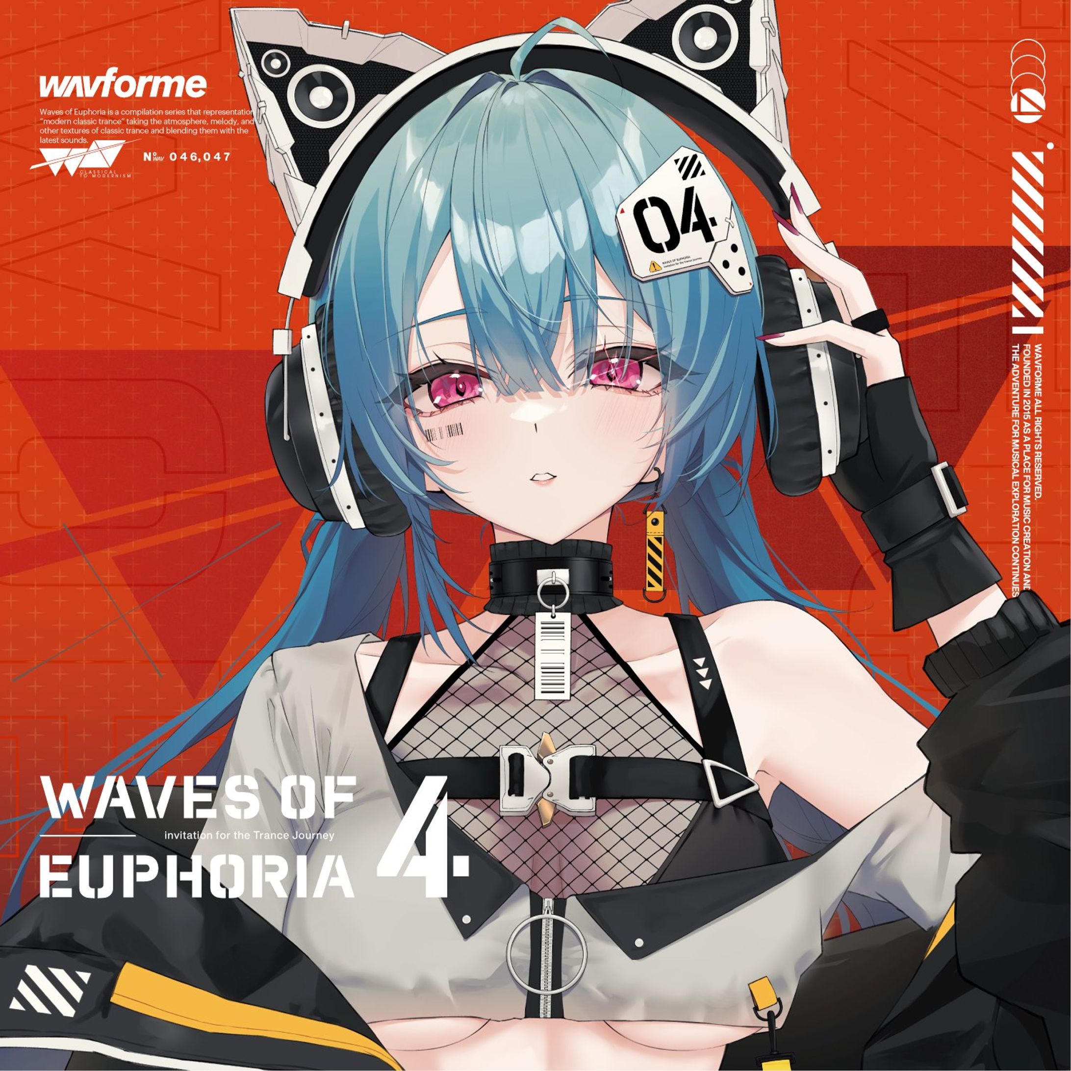 wavforme様 『Waves of Euphoria 4』CDジャケットイラスト-1