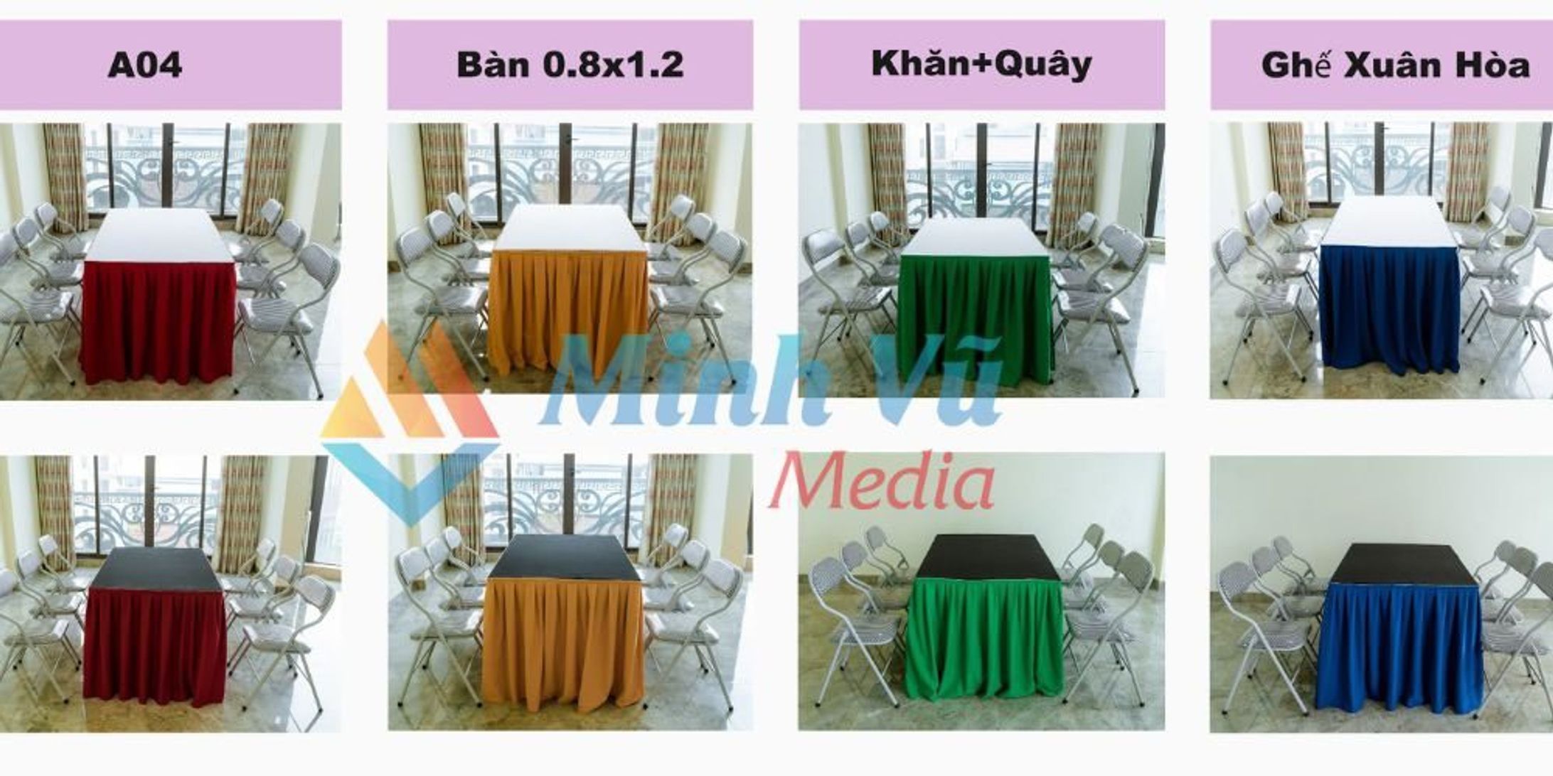 Dịch vụ cho thuê bàn ghế sự kiện TPHCM giá rẻ, chất lượng-1