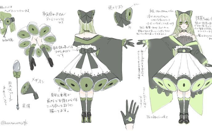 キャラデザ依頼例
