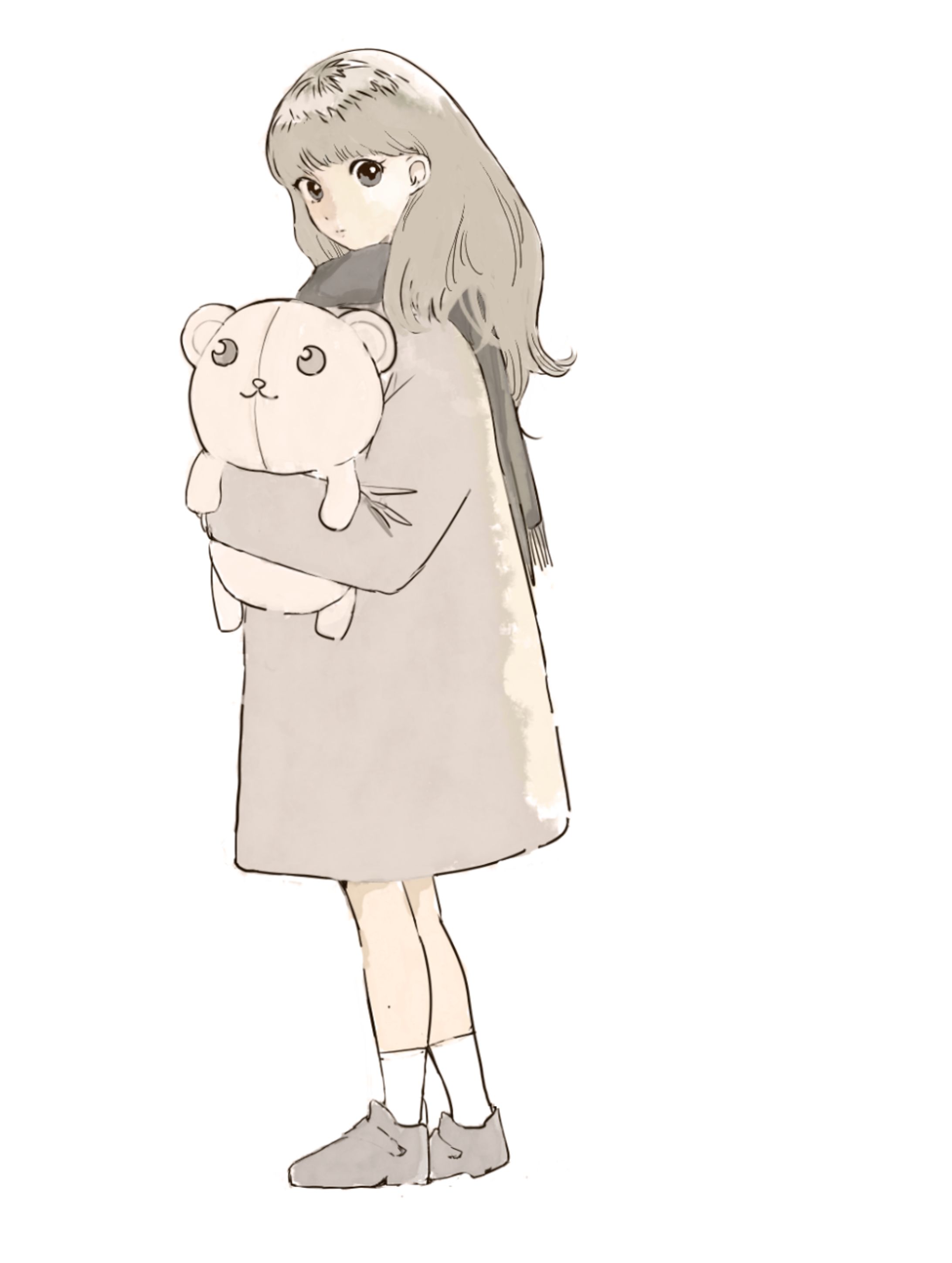 （イラスト）ぬいぐるみ-1