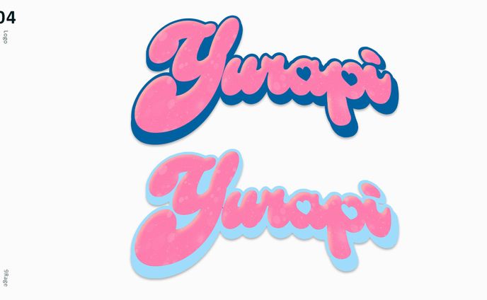 yurapi様　ネームロゴ
