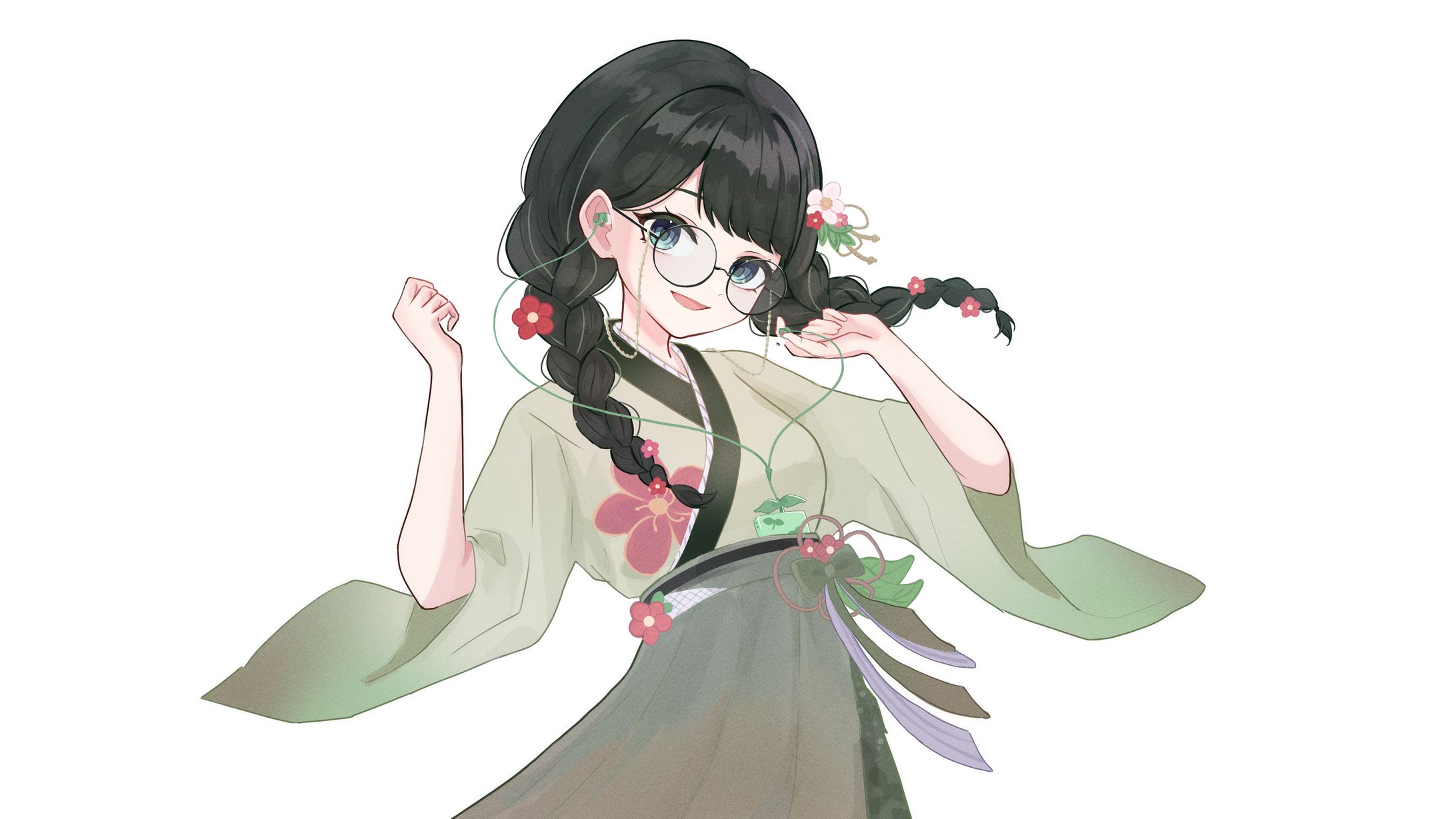Vtuber「藤原茶彩」様　ご依頼イラスト-1