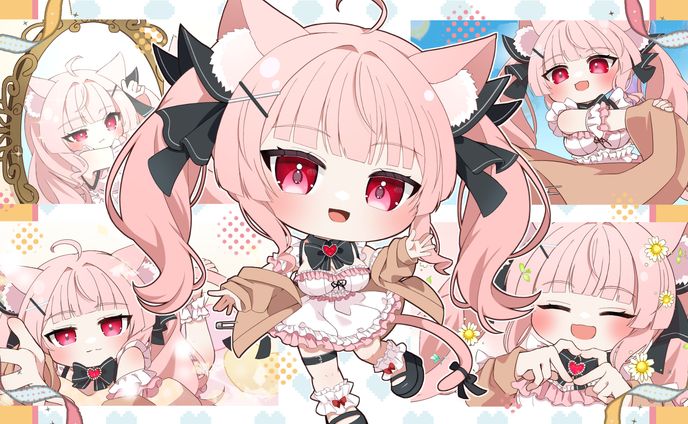 ミニキャラ、skeb