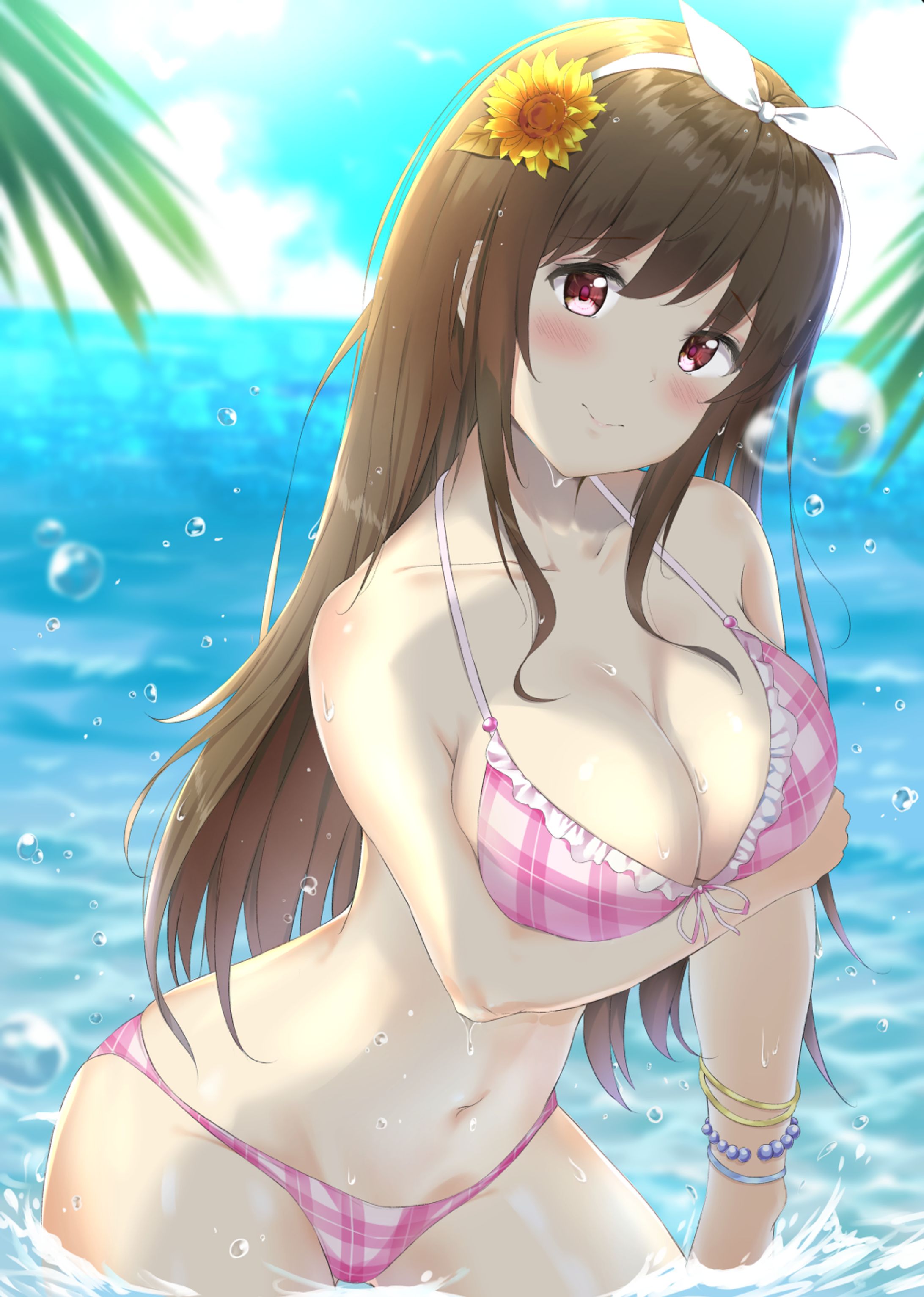 水着な彼女-1