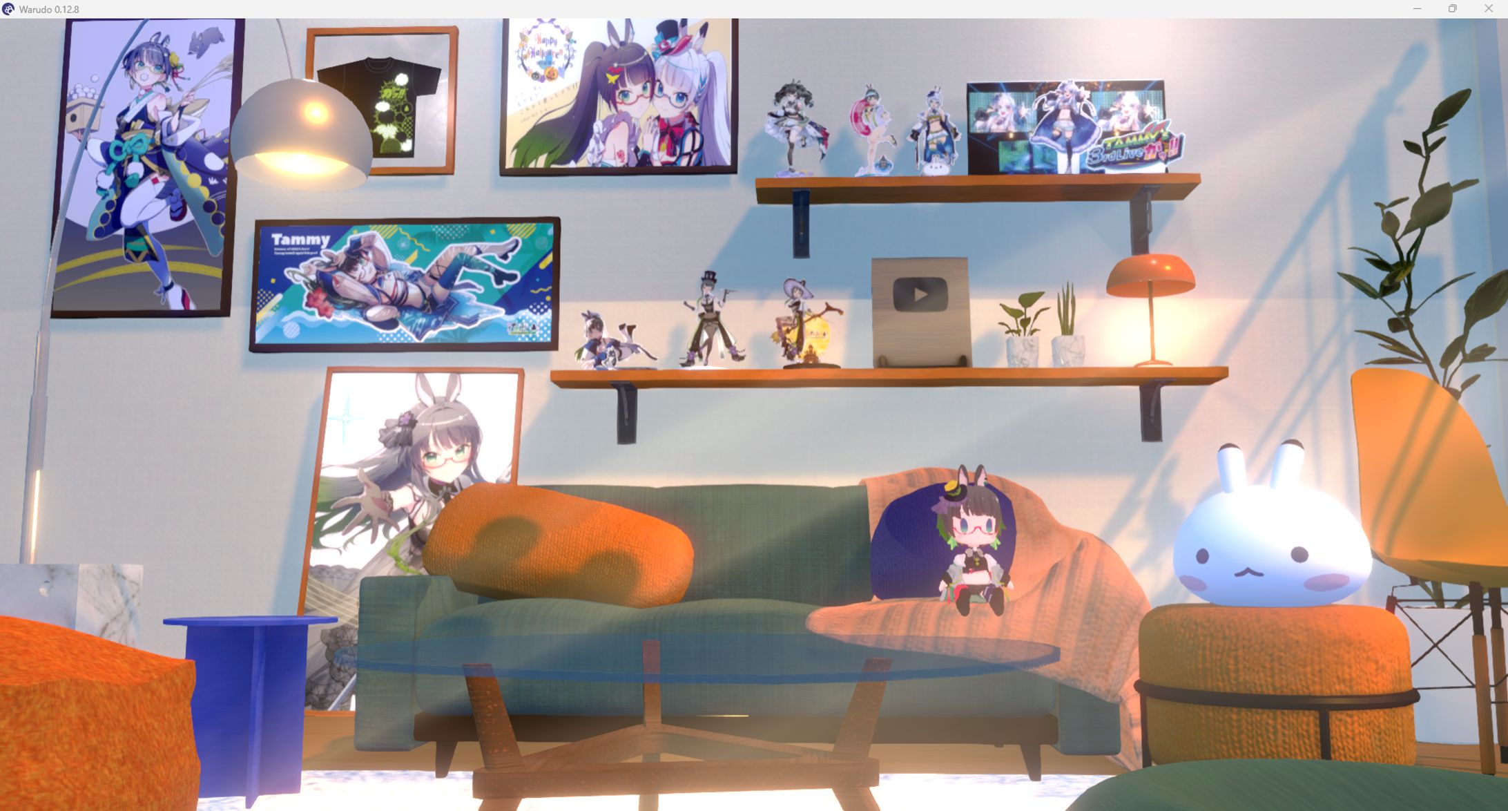 民安ともえ(Vtuberたみー)様の3Dお部屋-1