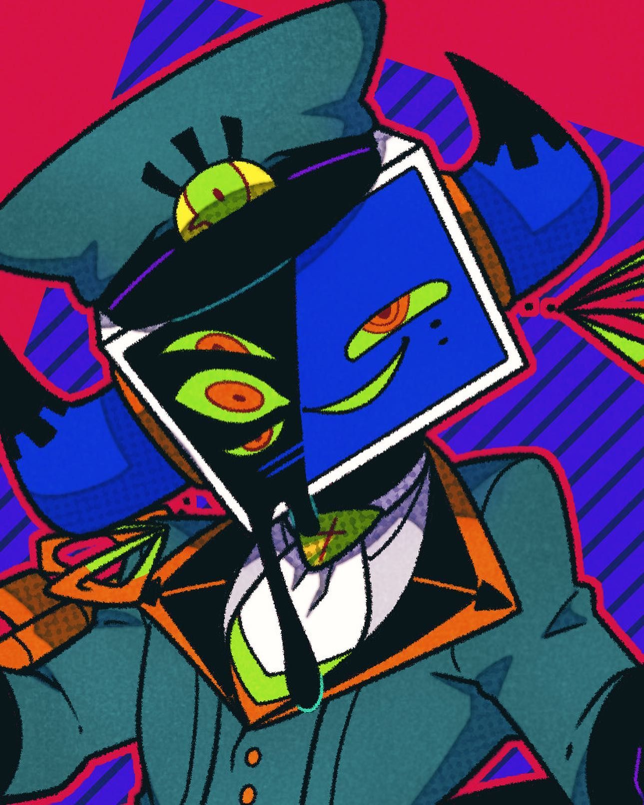 イラスト #人外 #オリジナルイラスト #オリジナルキャラクター