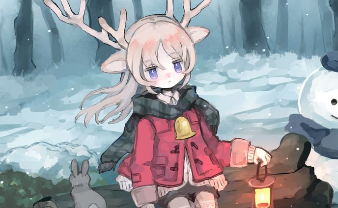トナカイ子さんと冬の森